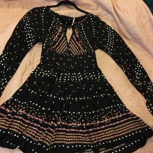 Free People black mini dress